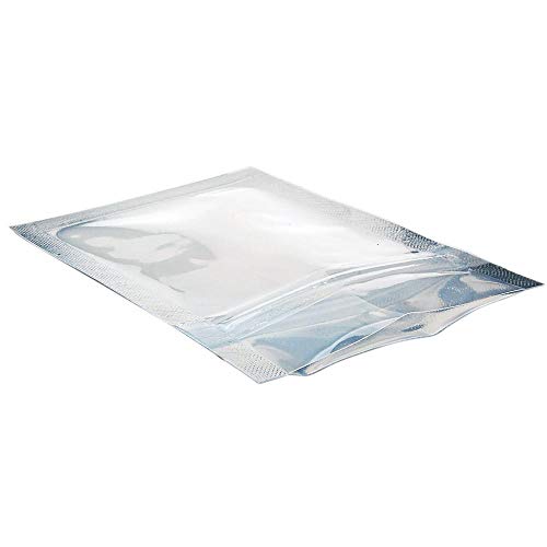 3 x 4.5 Crna / čista 1 Gram Mylar torba Vista sa zarezom za suze-MJ-MYVB1G-TN