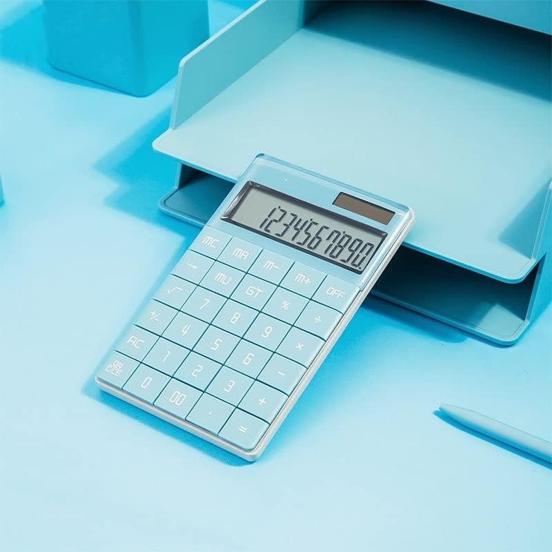 Cujux Kalkulator 12-znamenkasti prikaz Big dugme Finansijski ured Kalkulator Veliki ekran Dual Power System