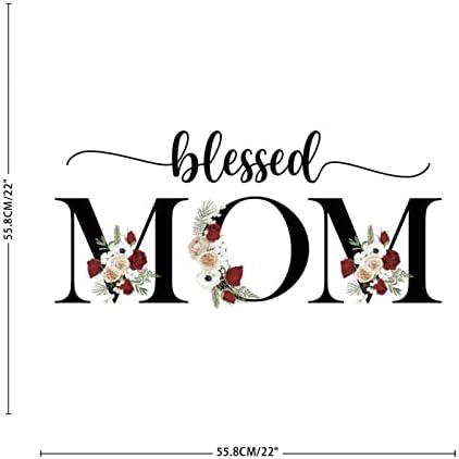 Blažene mame rasadnici zidne zidne naljepnice cvjetne cvjetne majke dnevne poklone Izmjenjive kućne naljepnice