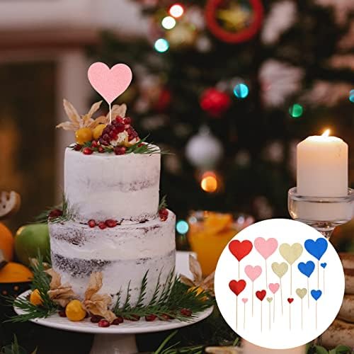 Homoyoyo vjenčanje dekoracije torta dekoracija 8 paketa Valentinovo tema torta Plug-in ljubavi dizajniran