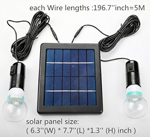 Najbolje kupiti® 5w solarni Panel DIY komplet za osvjetljenje, komplet solarnog kućnog sistema, prijenosni