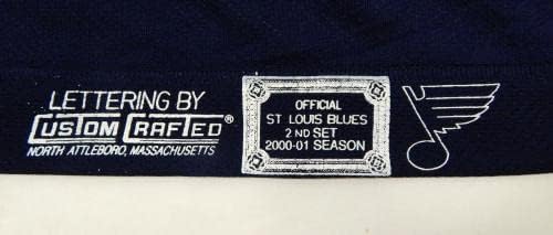 2000-01 St. Louis Blues Sebastien Bordeleau 71 Igra Izdana bijeli dres DP12276 - Igra polovna NHL dresovi