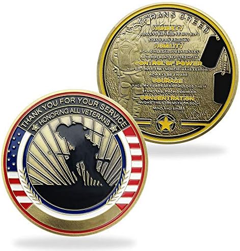 Vojni izazov novčić počast svim veteranima hvala na usluzi