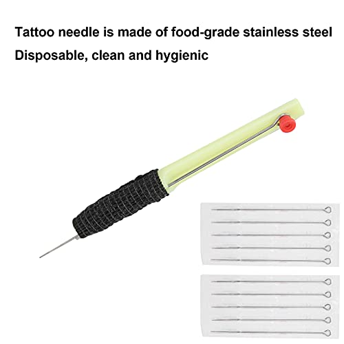 Komplet za tetoviranje ruku i štapa, prijenosni DIY ručni Poke Tattoo Pen igla elastični zavoj Grommet Set