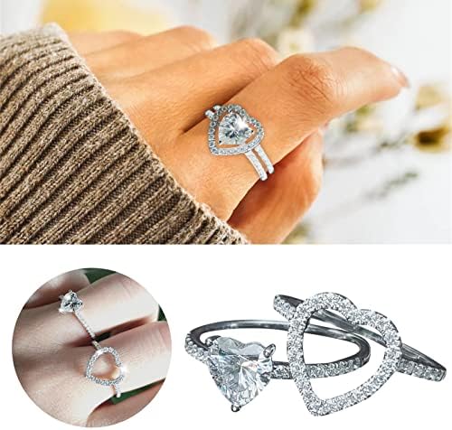 2023 novi ženski prsten lagani Luksuzni prsten poklon prsten od legure prsten Set prsten emocija