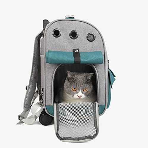 UXZDX CUJUX ruksak kolica Case Cats torba za kolica univerzalni putni ruksak za pse na točkovima
