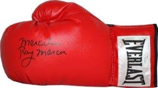 Ray Mercer potpisao Everlast Red lijevu boksersku rukavicu s nemilosrdnim autogramom bokserskih rukavica
