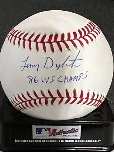 Lenny Dykstra New York Mets 1986 WS Champs potpisan OML bejzbol - autogramirani bejzbol