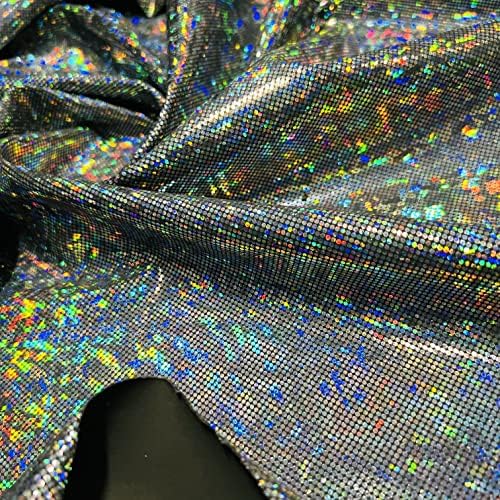 4-Smjerni rastezljivi/živopisni sivi Hologram slomljeno staklo Print najlonska tkanina Spandex by Yard L1E1300023,