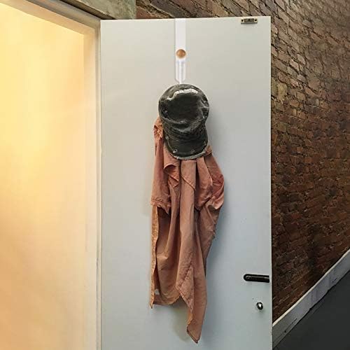 Doitool metalni stalak za odjeću 2pc preko vrata Hanger Metal Twin kukice Organizator stalak za leđima visi