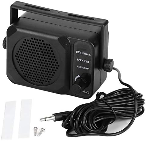 Qiilu eksterni zvučnik, eksterni zvučnik za Auto Radio, Mini eksterni zvučnik NSP-150V 2-Smjerni Radio CB