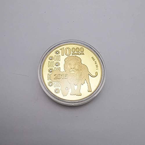 CryptoCurrency Favorite kovanica Kovanica Afrika Zambija Diamond-Studed Lion Divlji životinjski slon Kolekcionarski