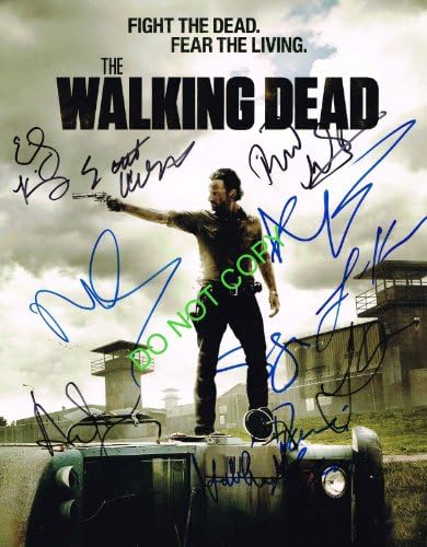 The Walking Dead cast 11x14 reprint potpisan poster 11 Lincoln +