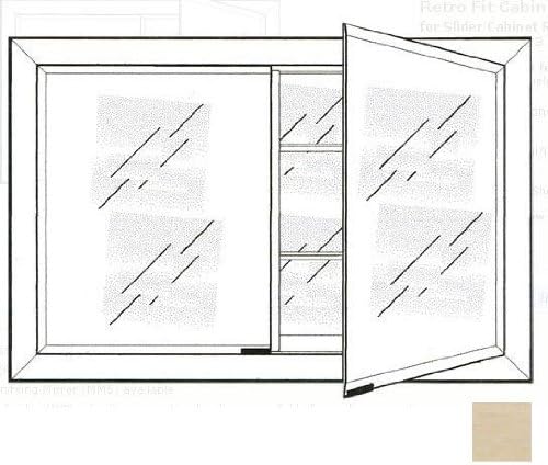 Potpis Retro ormarić za lijekove s dvostrukim vratima završna obrada: Arlington kisela, Veličina: 33x 23