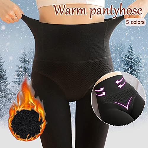 Pantyhose za žene otporne na seksi tanke tamne toplo zimske pantyhose stručne gamaše trčanja