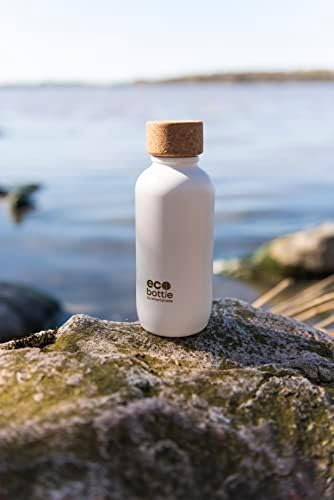 Smartshake Ecobottle 650 Bijela voda - 22 oz Bel-a BPA BESPLATNA SPORTSKA Eko vode boca, lagana nepropusna