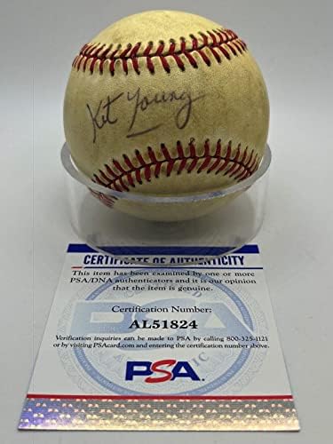 Komplet zastupnik za mlade bejzbol kartice potpisao je autografa službenog MLB Baseball PSA DNK - autogramirani