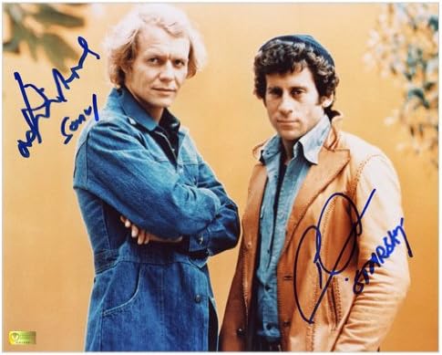 David Soul i Paul Michael Glaser sa autogramom 8x10 Starsky i Hutch Set fotografija