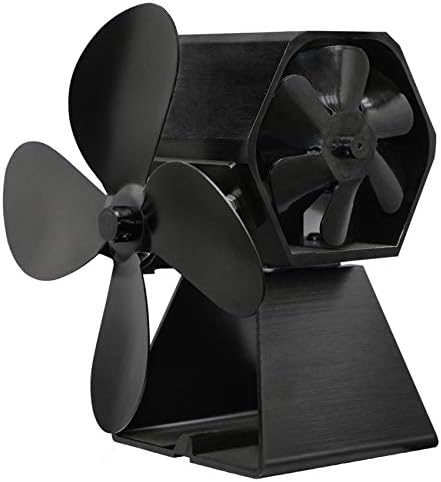 Wuxafe ventilator za peći na toplotu, 2020. dizajniran za nadogradnju drvenog ventilatora sa 4 oštrice,