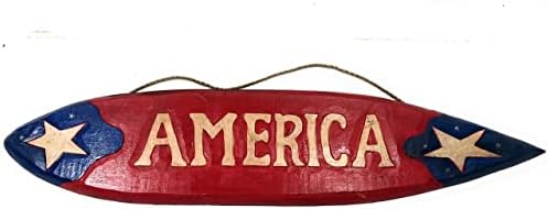 Tikimaster America Americana Surf Sign 40 USA Texas Decor | # dpt530100