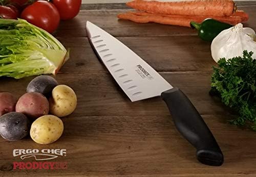 Ergo Chef Prodigy serija kuharski nož sa šupljim brušenim rubom, 10 inča