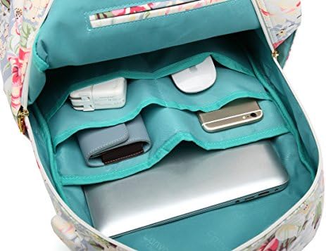 Canvasleve platno vodootporan ruksak za laptop sa masažnim kaiševima za jastuke i USB priključak za punjenje