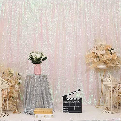Eternal Beauty Sequin Backdrop 10x10, Glitter Photo Backdrop Curtain za vjenčanje rođendan Baby Shower Event