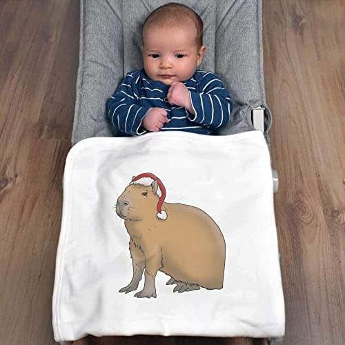 Azeeda 'Božić Capybara' Pamučna beba / šal