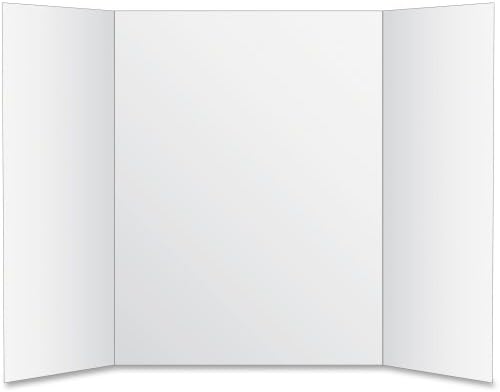 Projektna ploča, 36 x48, trostruka, 6/CT, Bijela, Prodaje se kao 1 kutija