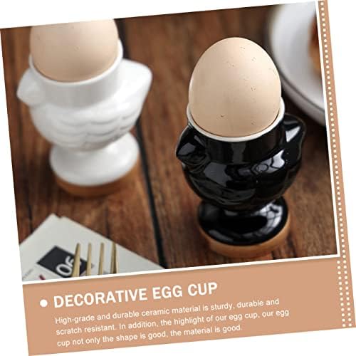Sewacc Uskršnja posuda za jaja poklon kontejneri keramička jaja ornament posuda Porculanski držač za kuhana