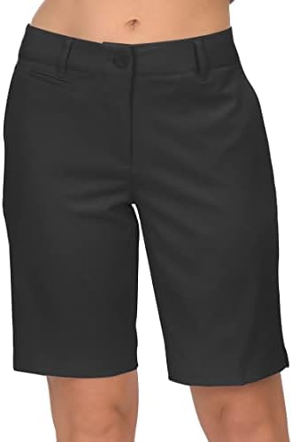 Lesmart ženske golf kratke hlače Lagana rastezana opuštena fit dužina koljena dame Bermuda Hlače