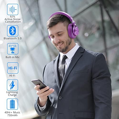 Srhhhm NC75 Pro Buke Otkazivanje slušalica Bluetooth V5.0 Wireless 40HOURS Vrijeme za reprodukciju preko