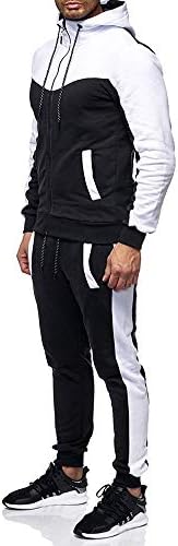 Sportske muške jesenske hlače dukserice Top trenerke setovi zimski paketni muški bluza za bluzu muške bijele