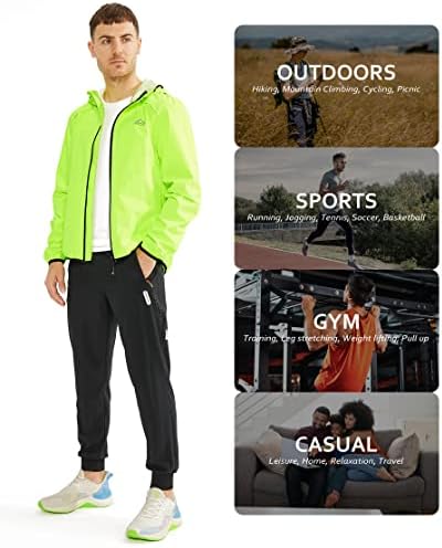 Purltoan muške atletske hlače za trčanje lagan Quick Dry planinarenje pantalone za trčanje prozračni trening