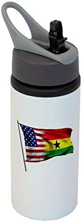 Sportska boca Exprestbest 22oz - Zastava Gana - Mnogo opcija