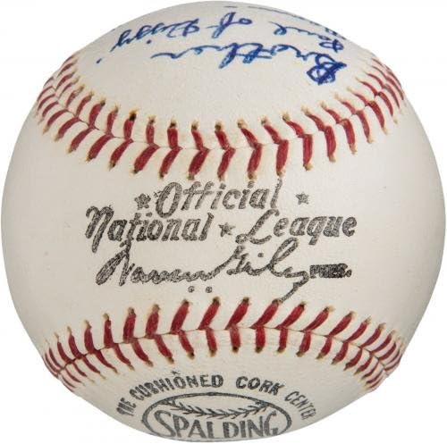 1950. Paul Daffy Dean Single Potpisao je bejzbol bajzbol nacionalne lige, brat JSA - autogramirani bejzbolls