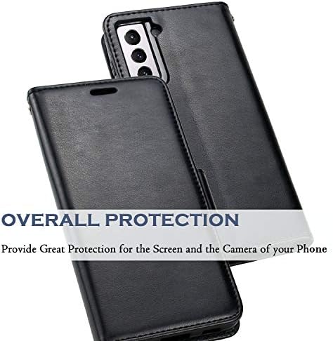 Eraglow za Samsung Galaxy S21 slučaj, Galaxy S21 novčanik slučaj Flip zaštitni telefon poklopac w / [Stand