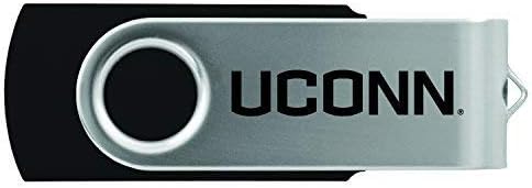LXG, Inc. Univerzitet Connecticut-8GB 2.0 USB fleš pogon-crni