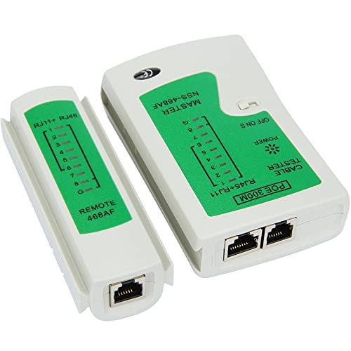 Brileine RJ11 RJ45 Tester za kabel, LAN mreža Tester / kontinuitetni tester za RJ45 RJ11 Kabel za upletene