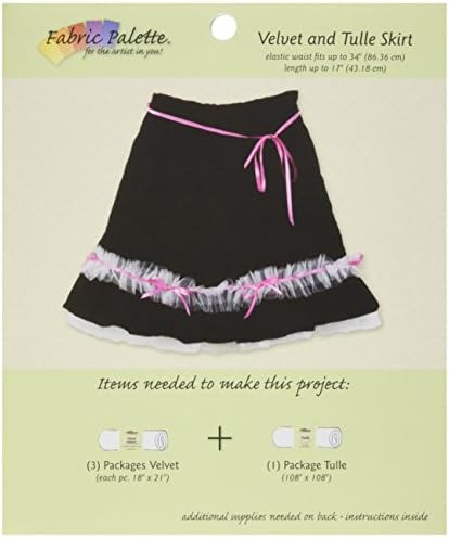 Tkanina izdanja dizajn list, baršun i Tulle suknja