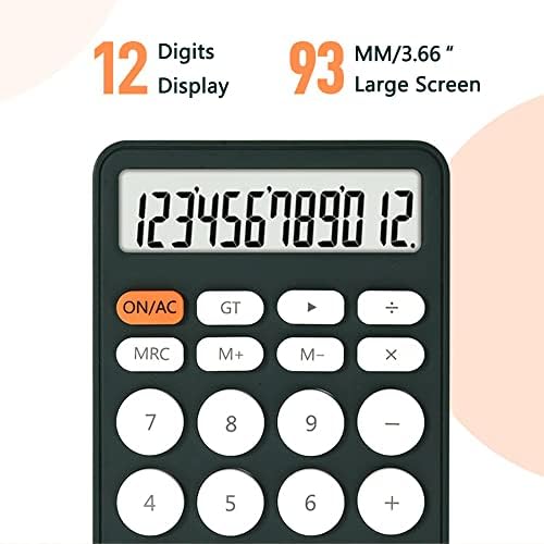 Seiwei 12 cifara elektronički kalkulatori Kompaktni džepni ciftovi kalkulator sa ćelijama dugmeta za kućnu