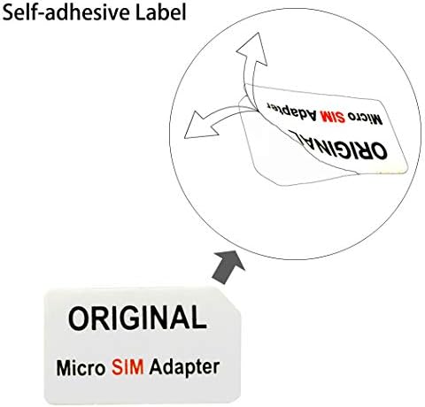 Adapter za Nano SIM karticu 5-u-1 Konverter Komplet adaptera za Micro SIM karticu sa poljskim čipom i iglom za izbacivanje za bilo koji mobilni telefon 2pcs paket