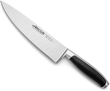 ARCOS CHEF nož od 8 inča od nehrđajućeg čelika. Profesionalni kuharski nož dvostruko oštrenje za rezanje