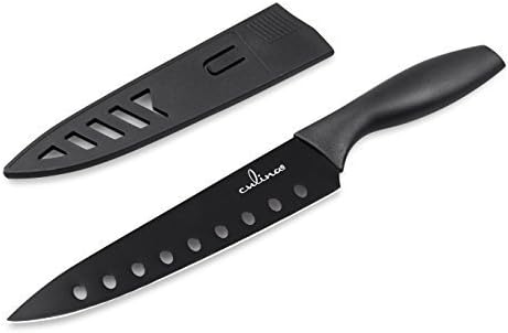 Culina® 8-inčni suši nož od karbonskog čelika sa omotačem, Crni