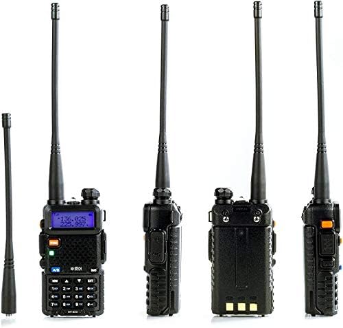 BTECH UV-5x3 5 Watt trop-Band Radio : VHF, 1.25 M, UHF, Amateur , uključuje Dual Band antenu, 220 antenu,