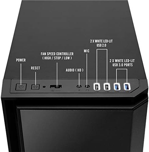 Antec P101 Silent Performance serija PC računara sa srednjim tornjem sa panelima za prigušivanje zvuka,