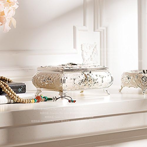 WODESHIJIE cinkova Legura evropskog stila vjenčane srebrne kutije za nakit