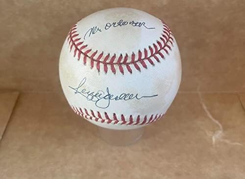 Reggie Jackson mr. Oktobar potpisao gornju palubu hologram bejzbol