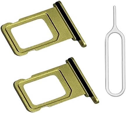 2 paket SIM kartica držač Slot zamjena kompatibilan za iPhone 11-SIM Pin žuta