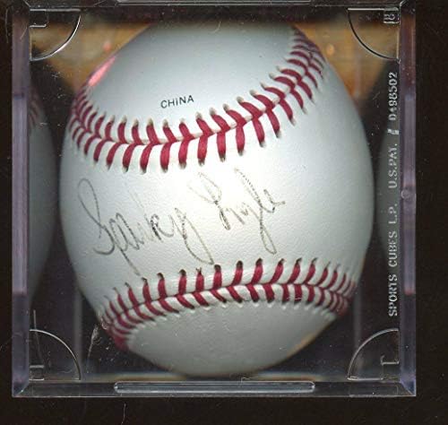 Sparky Lyle Single potpisana službena liga bejzbol hologram - autogramirani bejzbol